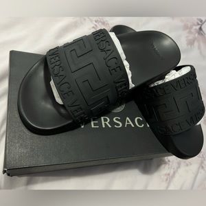 Versace Pool Slide Grega Rubber